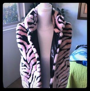 Faux fur vest